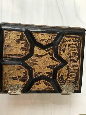 -Holy Bible - "double four" - edge 1892*