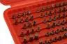 100 Piece Hex Shank Tamper Proof Resistant Security Driver Screwdriver Bit Set Kit