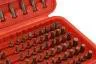 100 Piece Hex Shank Tamper Proof Resistant Security Driver Screwdriver Bit Set Kit
