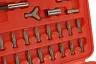 100 Piece Hex Shank Tamper Proof Resistant Security Driver Screwdriver Bit Set Kit