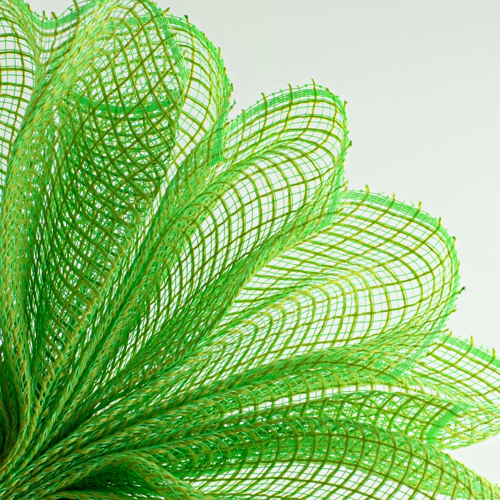 10" Check Fabric Mesh: Fresh Green