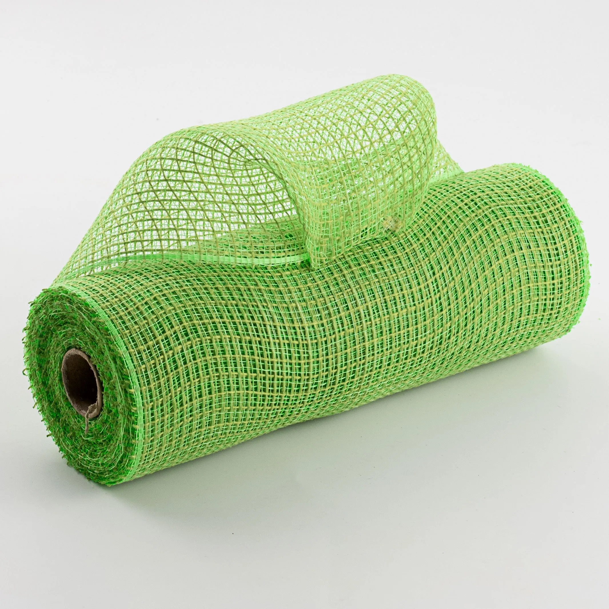 10" Check Fabric Mesh: Fresh Green