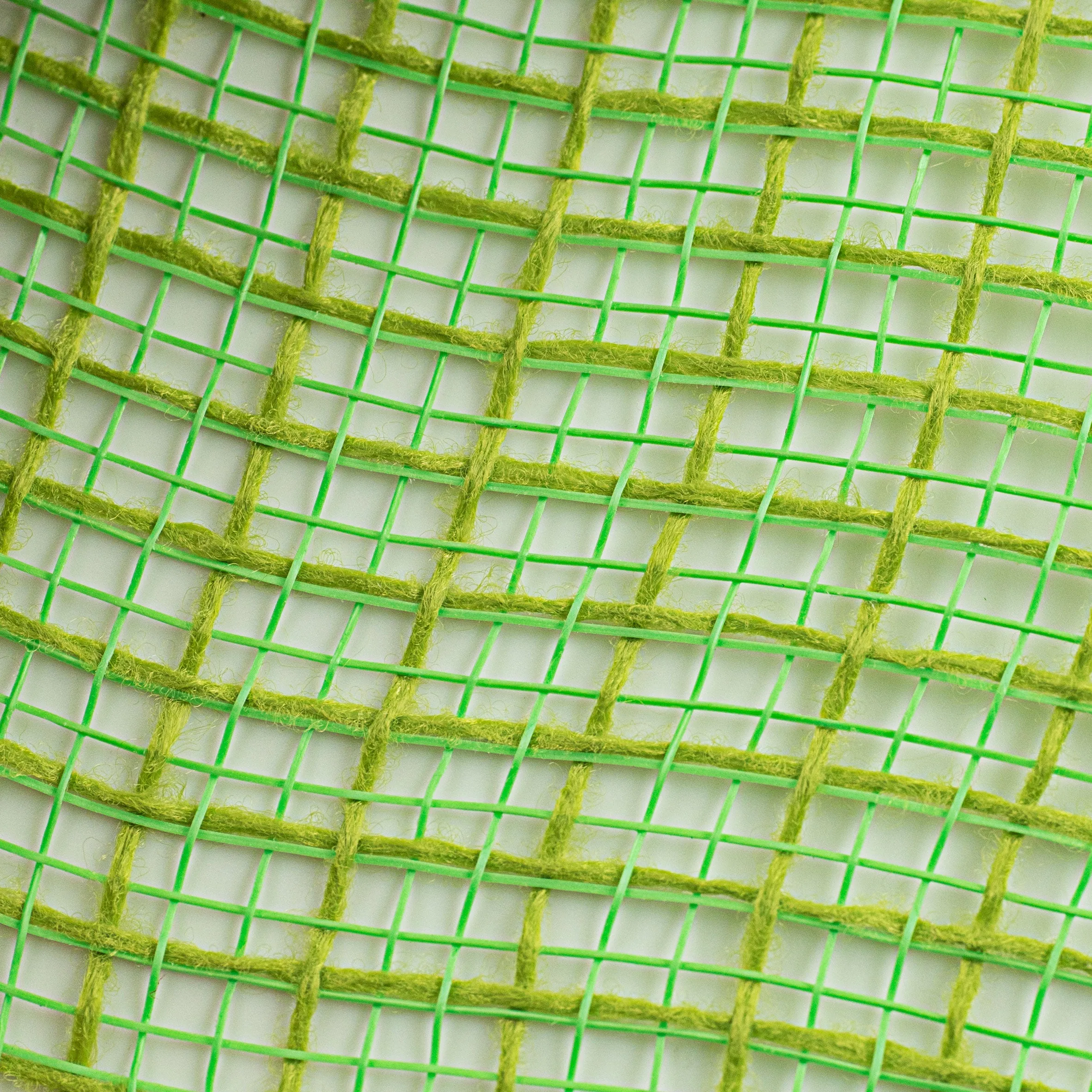10" Check Fabric Mesh: Fresh Green