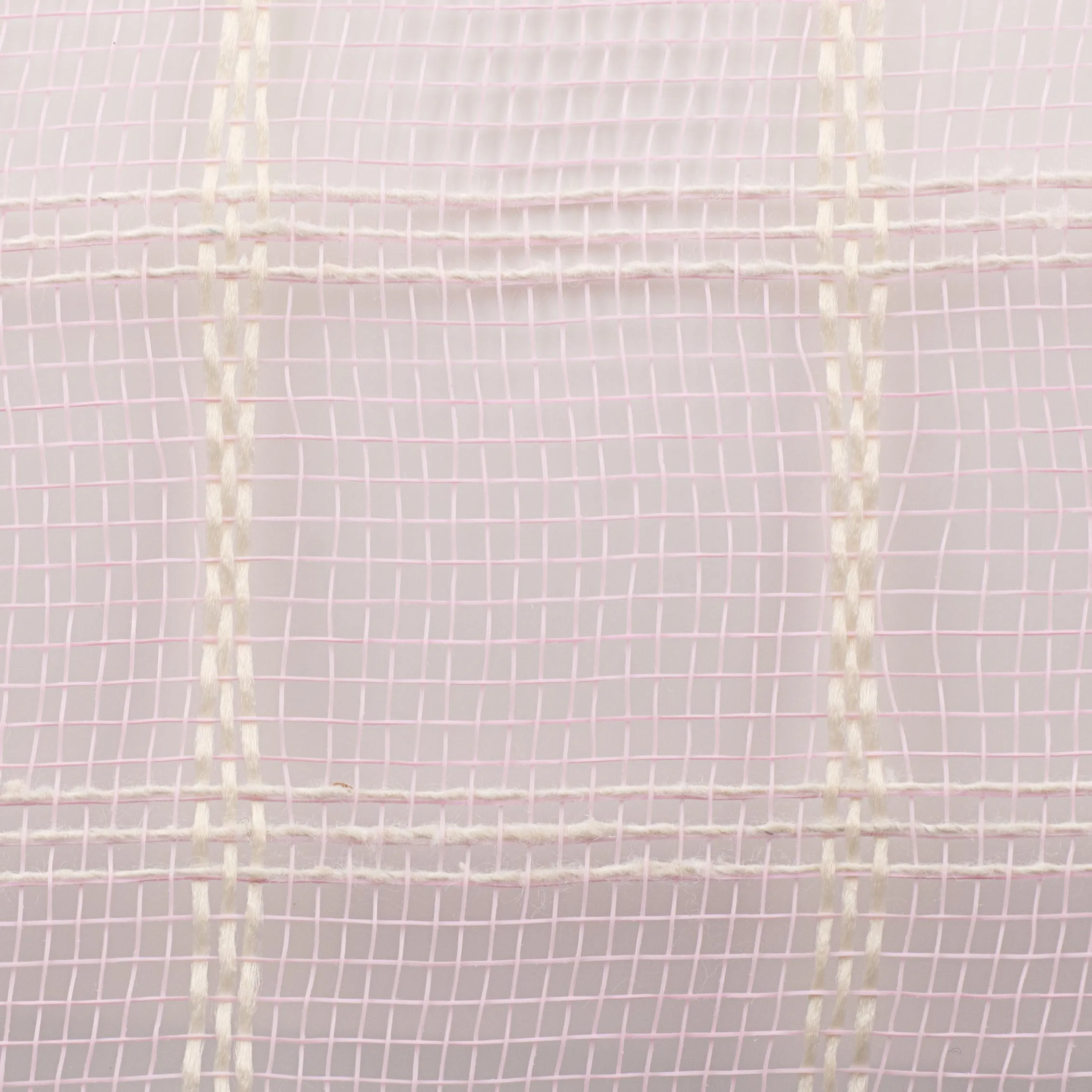 10" Fuzzy Check Mesh: Pink