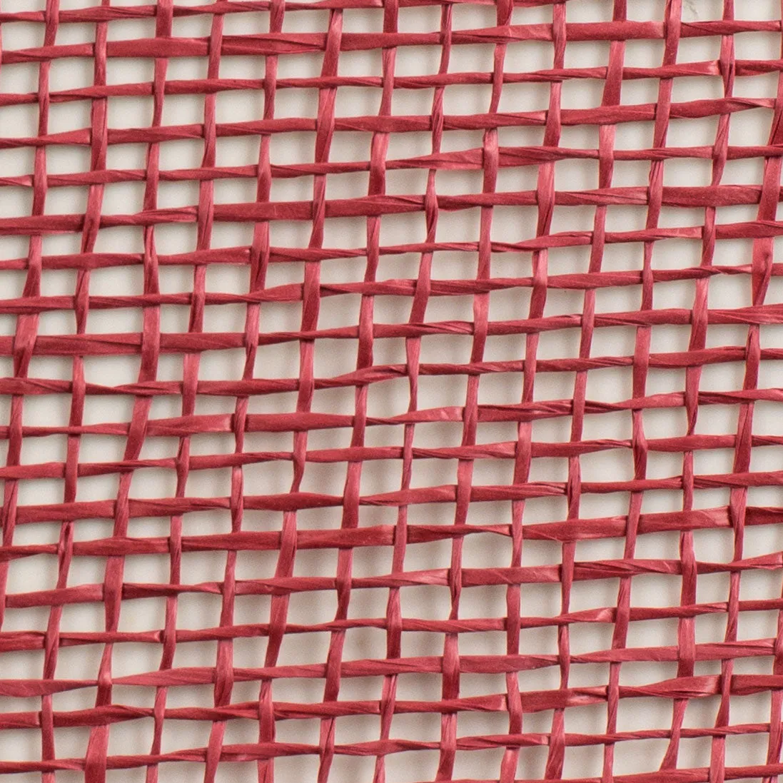 10" Poly Burlap Mesh: Cranberry Red