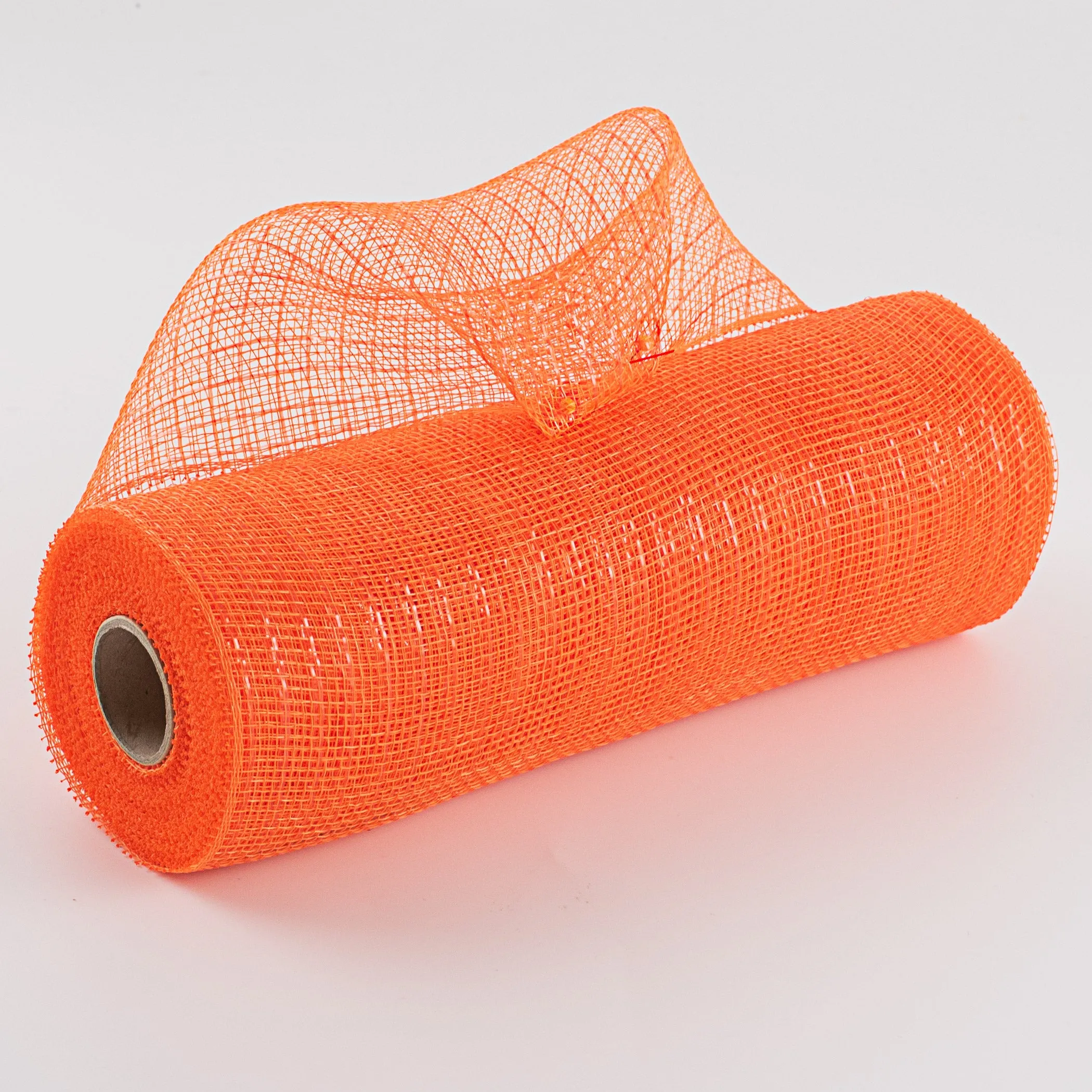 10" Poly Deco Mesh: Metallic Orange