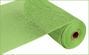 10" x 10yds Poly Burlap Mesh: Lime Green