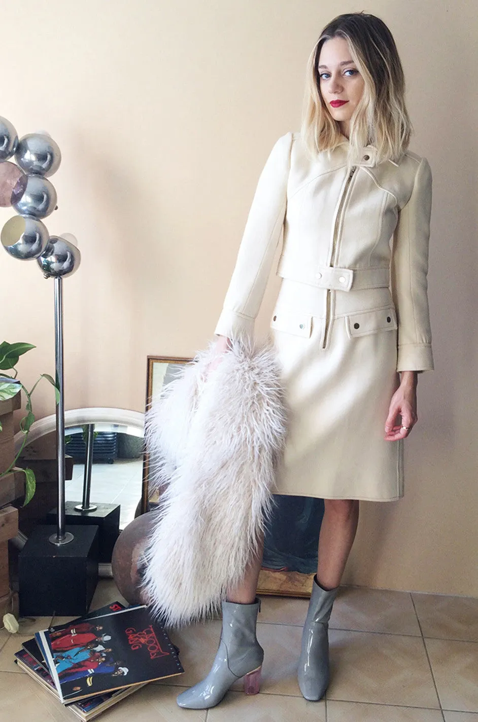 1960s Courreges Numbered Haute Couture Suit