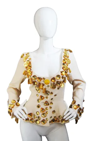 1990 Beaded Yves Saint Laurent Jacket
