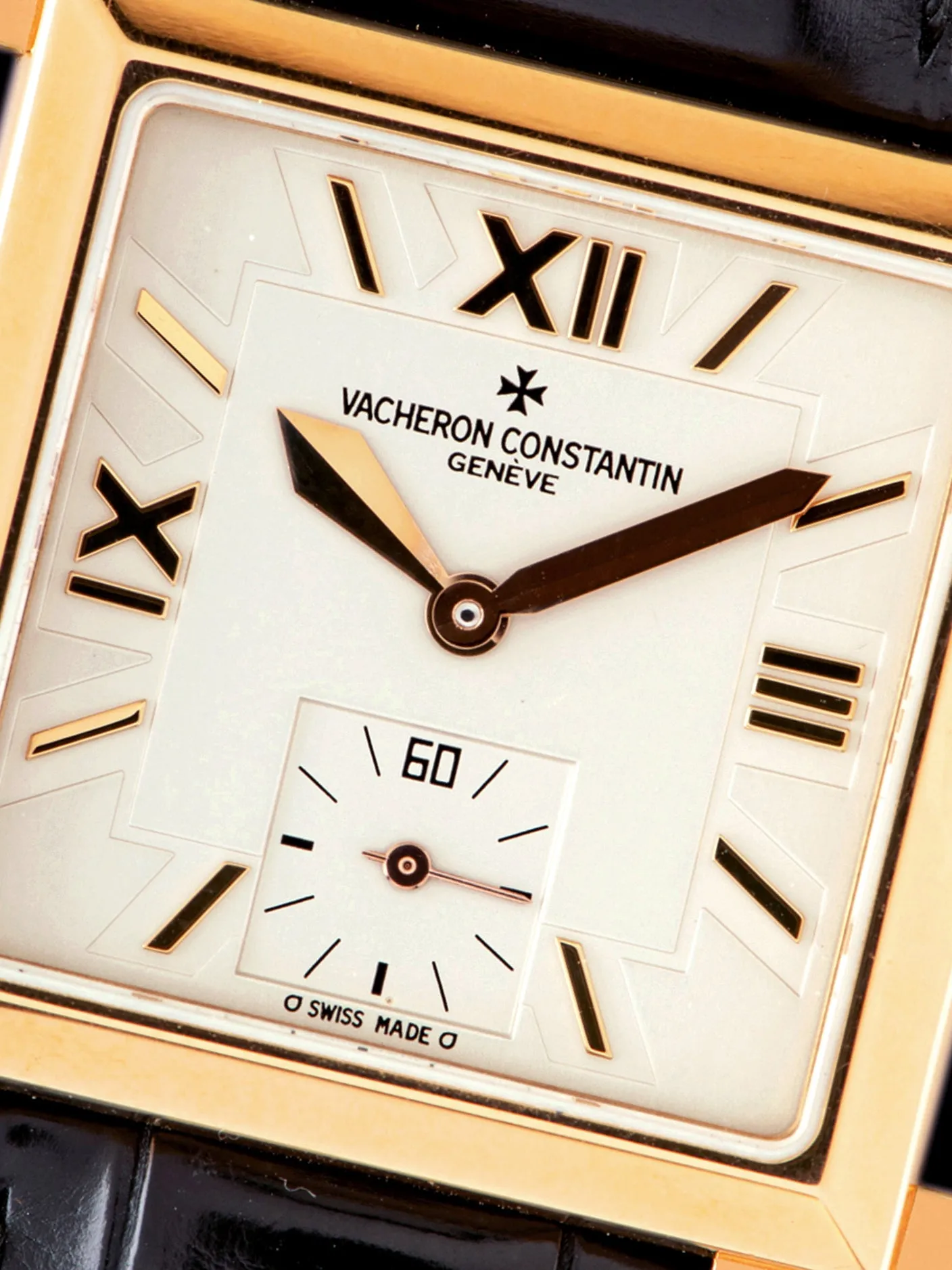 2000 Vacheron Constantin Carree Historique (Ref. 91030) 18K YG W/ Box & Booklet