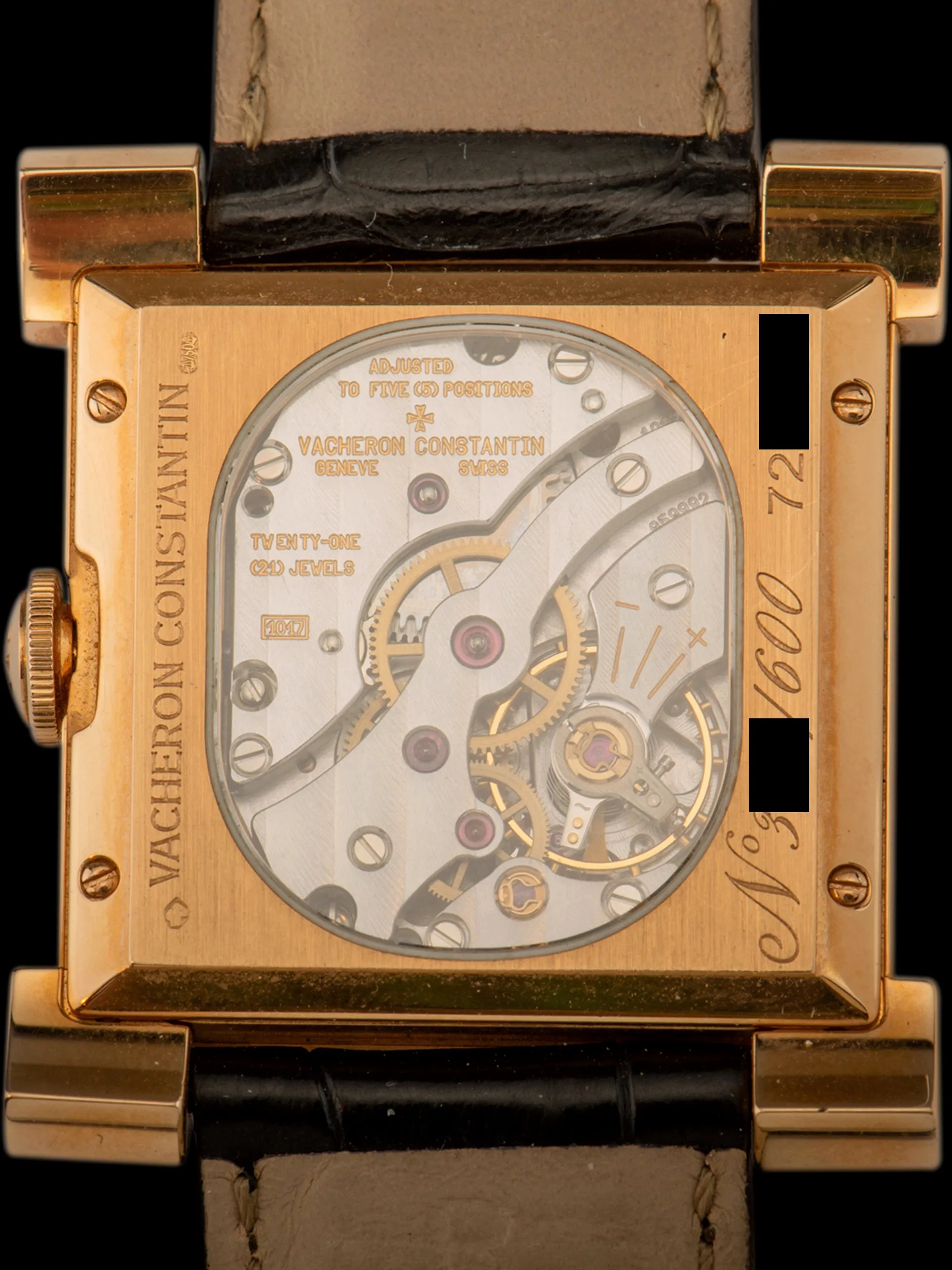 2000 Vacheron Constantin Carree Historique (Ref. 91030) 18K YG W/ Box & Booklet