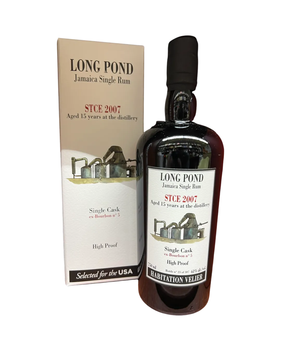 2007 Habitation Velier 15 Year Old STCE Single Cask No. 5 Long Pond Rum 750ml