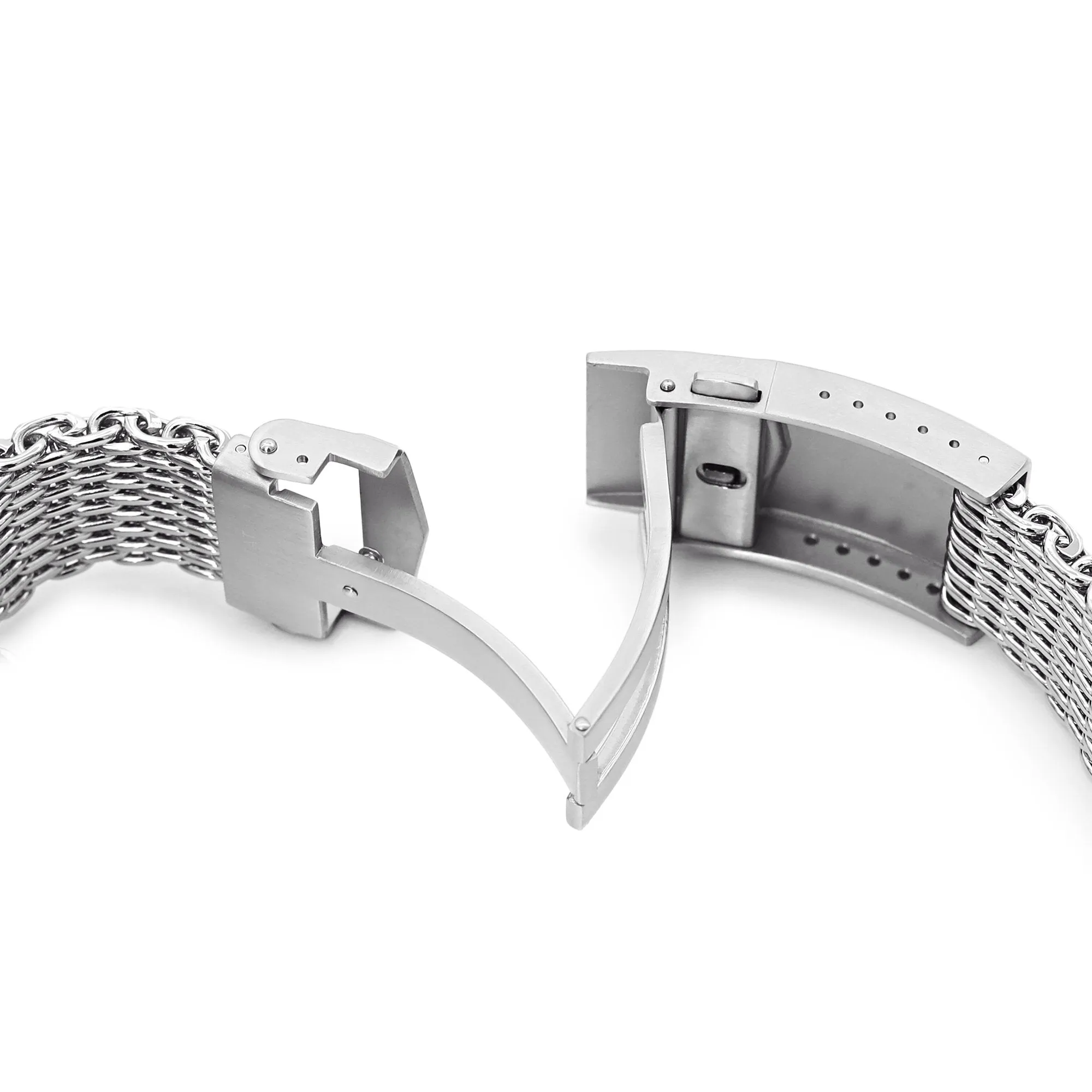 20mm Tapered Winghead SHARK Mesh Band, V-Clasp, P