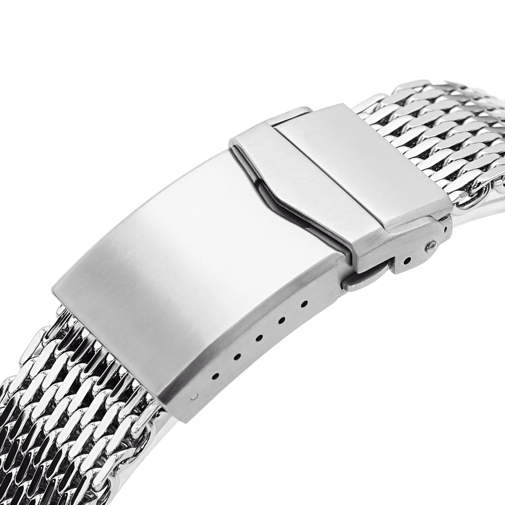 20mm Tapered Winghead SHARK Mesh Band, V-Clasp, P