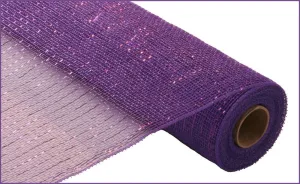 21" Deco Poly Mesh: Metallic Purple