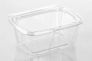 32oz Rectangular Tamper-Evident Container (240 Per Case)