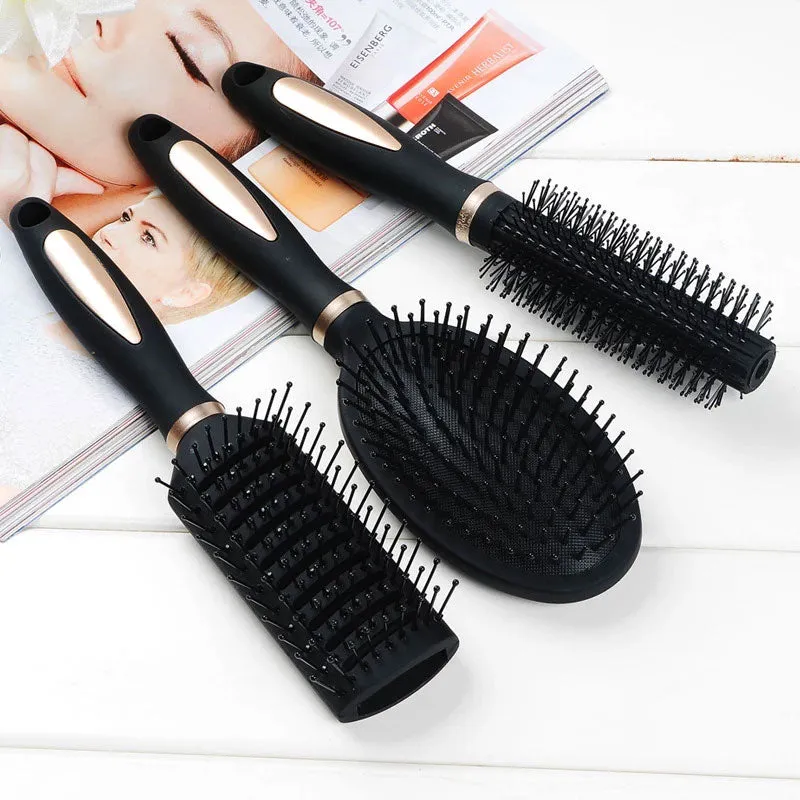 3PCS Hair Combs Set Air Bag Comb   Ribs Comb   Cylinder Comb