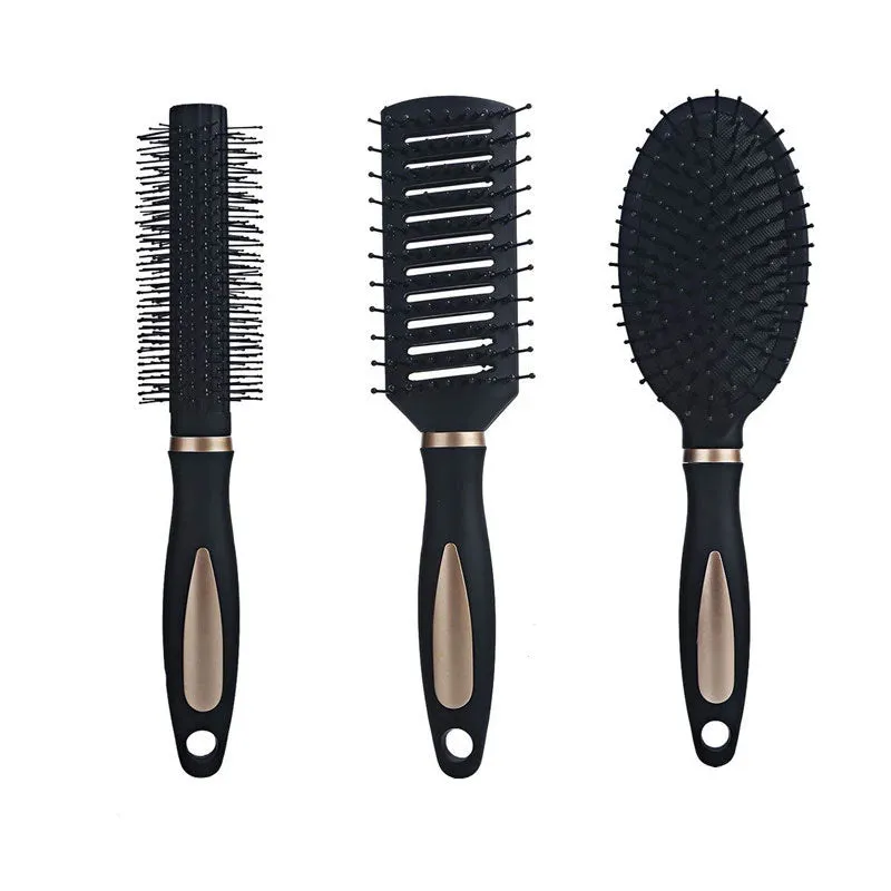 3PCS Hair Combs Set Air Bag Comb   Ribs Comb   Cylinder Comb