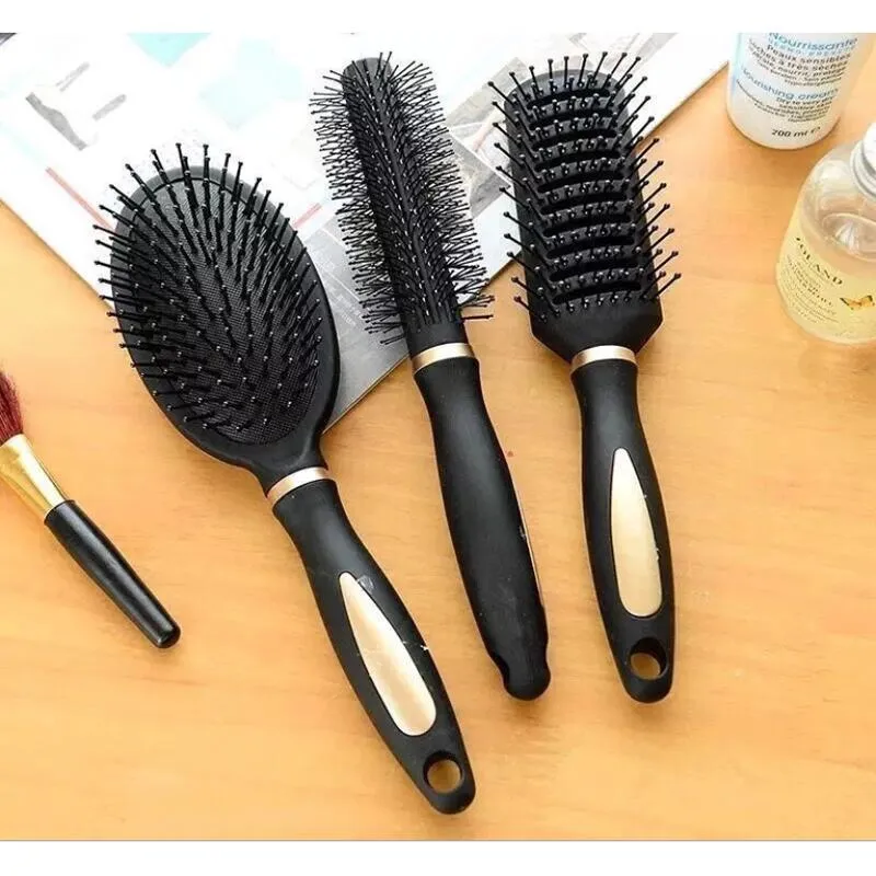 3PCS Hair Combs Set Air Bag Comb   Ribs Comb   Cylinder Comb