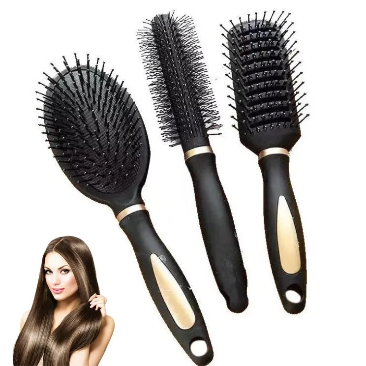 3PCS Hair Combs Set Air Bag Comb   Ribs Comb   Cylinder Comb