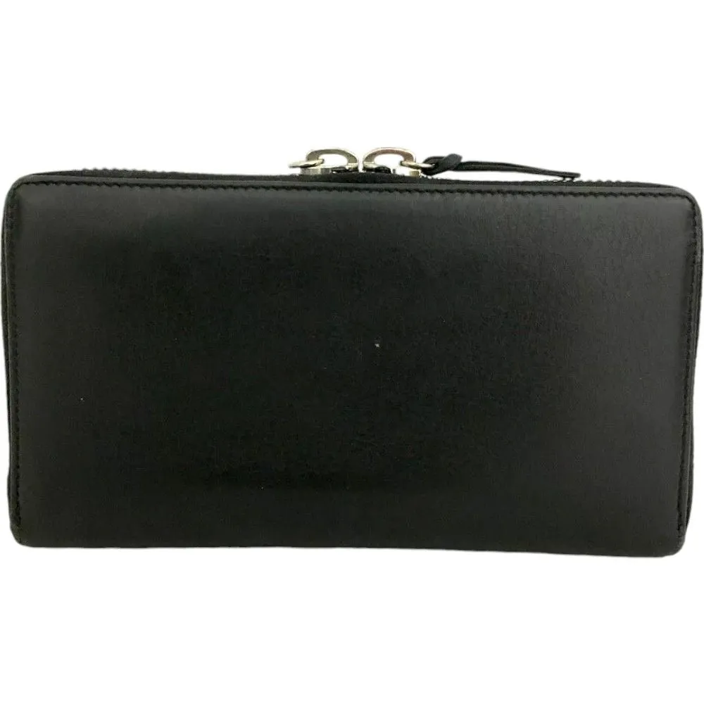 614230BB (L3) Balenciaga Wallet Long Black Leather