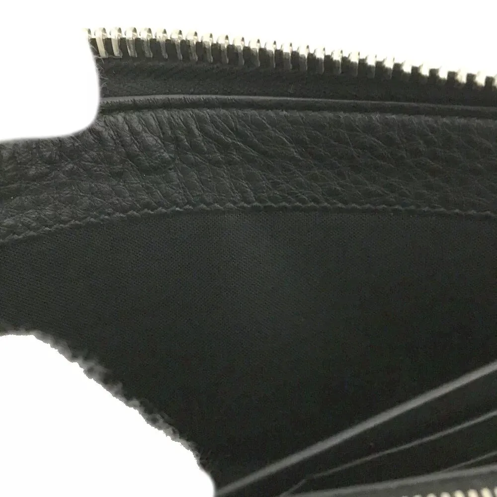 614230BB (L3) Balenciaga Wallet Long Black Leather