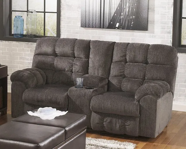 Acieona Reclining Loveseat with Console