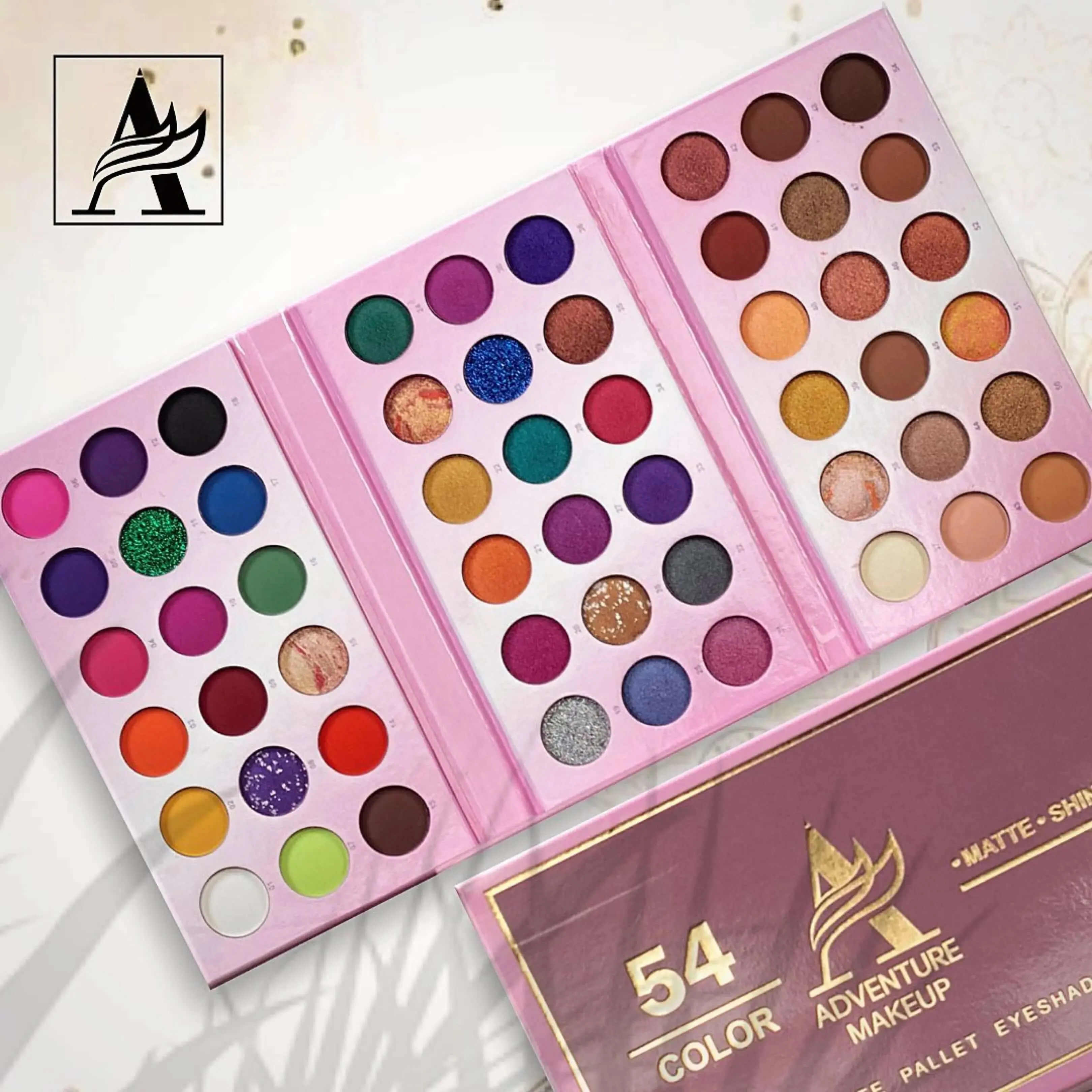 Adventure 54 Colour Eyeshadow Palette
