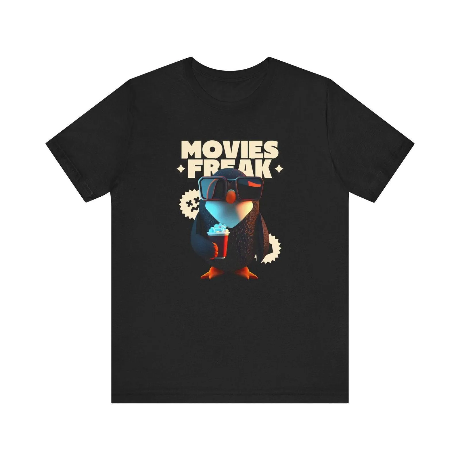 Adventure Movie Buff Penguin T Shirt
