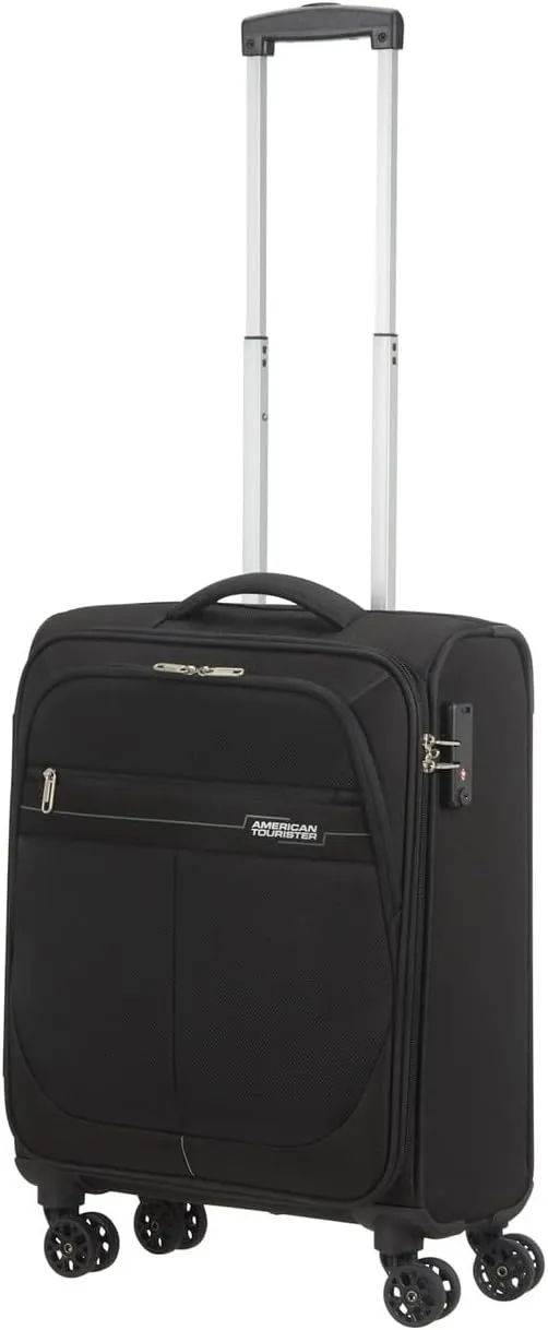 American Tourister Deep Dive- Set of 3 Expandable 4W Black