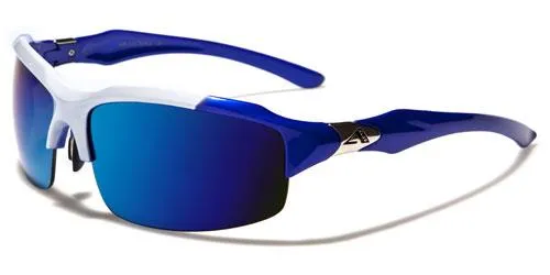 Arctic Blue Mirrored Sports Running Cycling Sunglasses