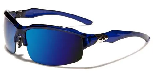 Arctic Blue Mirrored Sports Running Cycling Sunglasses