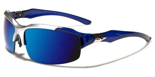 Arctic Blue Mirrored Sports Running Cycling Sunglasses