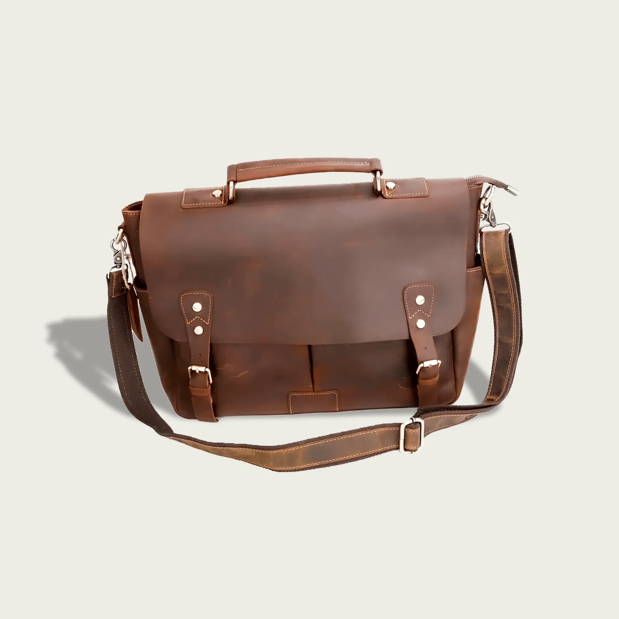 Ashton Leather Briefcase Bag