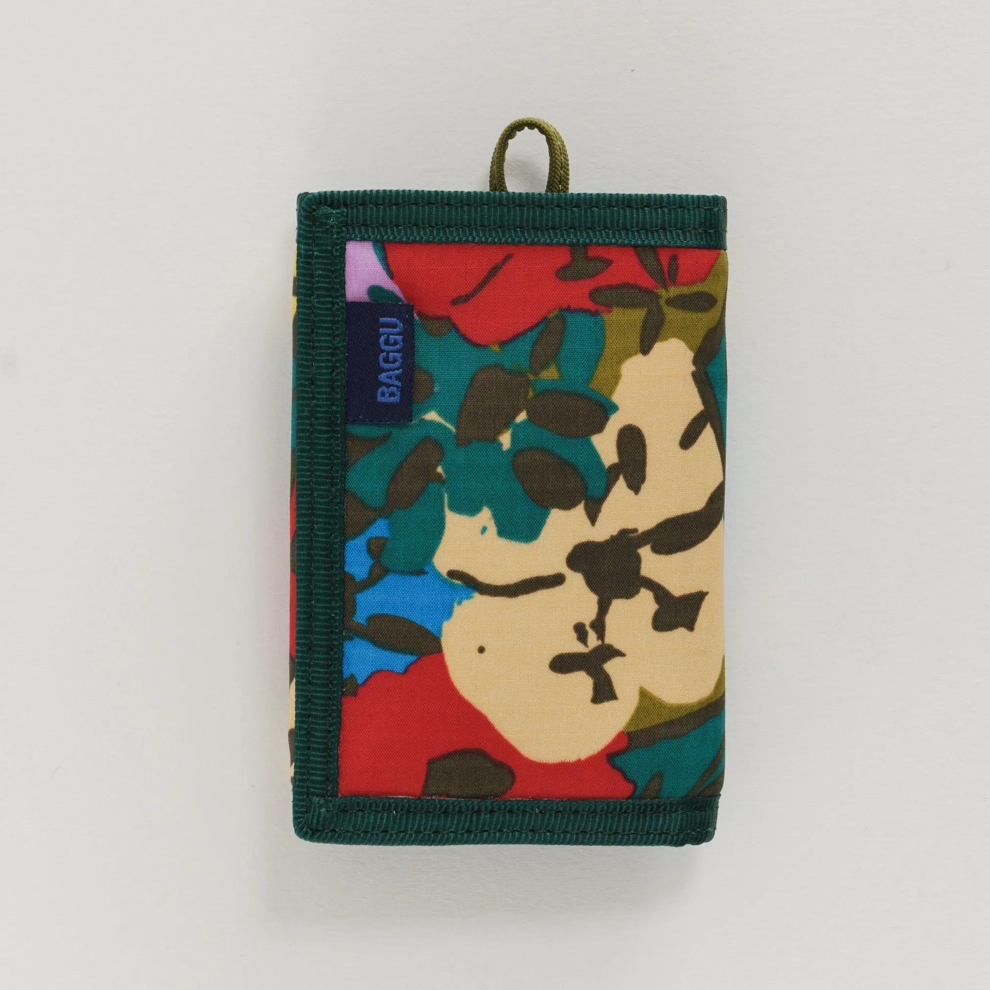 Baggu Nylon Wallet: Scarf Floral