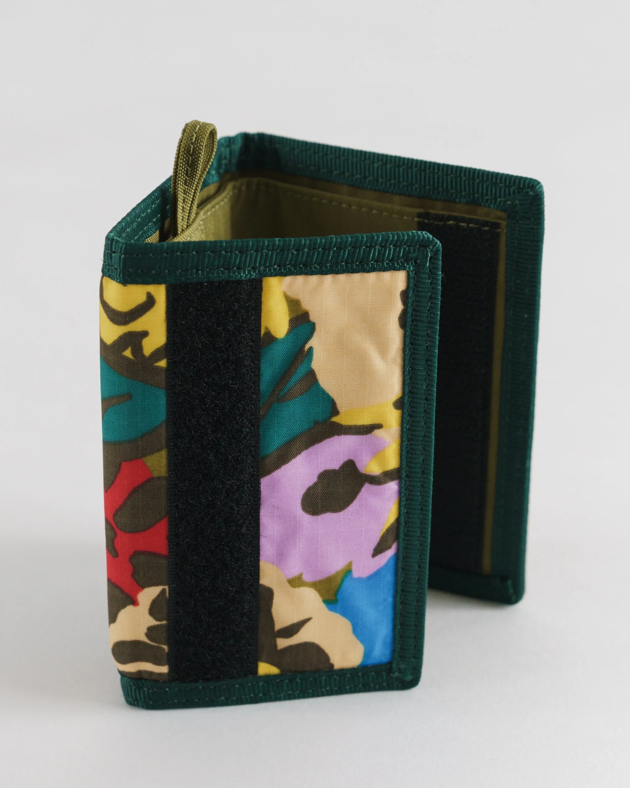 Baggu Nylon Wallet: Scarf Floral