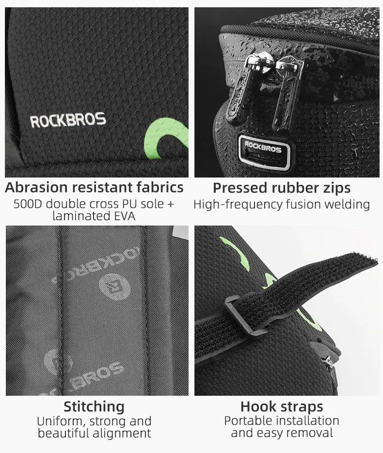 Bicycle Frame Bag Cycling Touch Screen Cycling Bag Top Front Tube