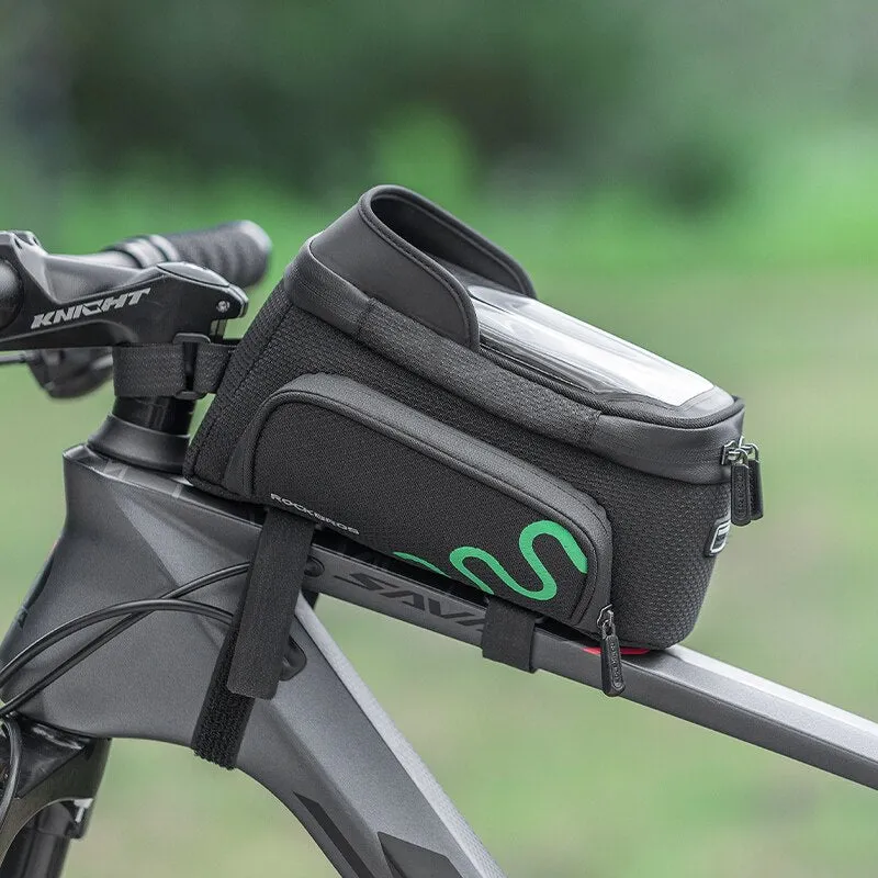 Bicycle Frame Bag Cycling Touch Screen Cycling Bag Top Front Tube