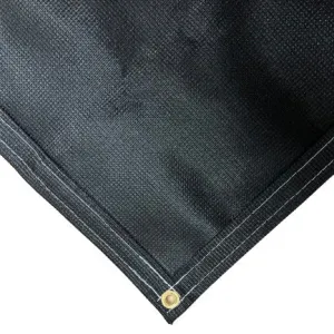 Black 86% Super Shade Mesh Tarp 6' x 20'