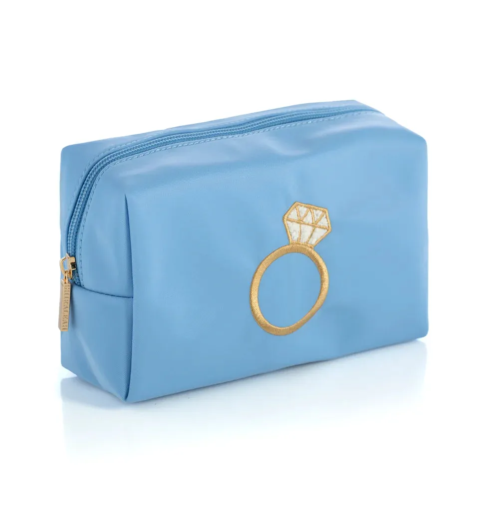 Bling Zip Pouch Sky