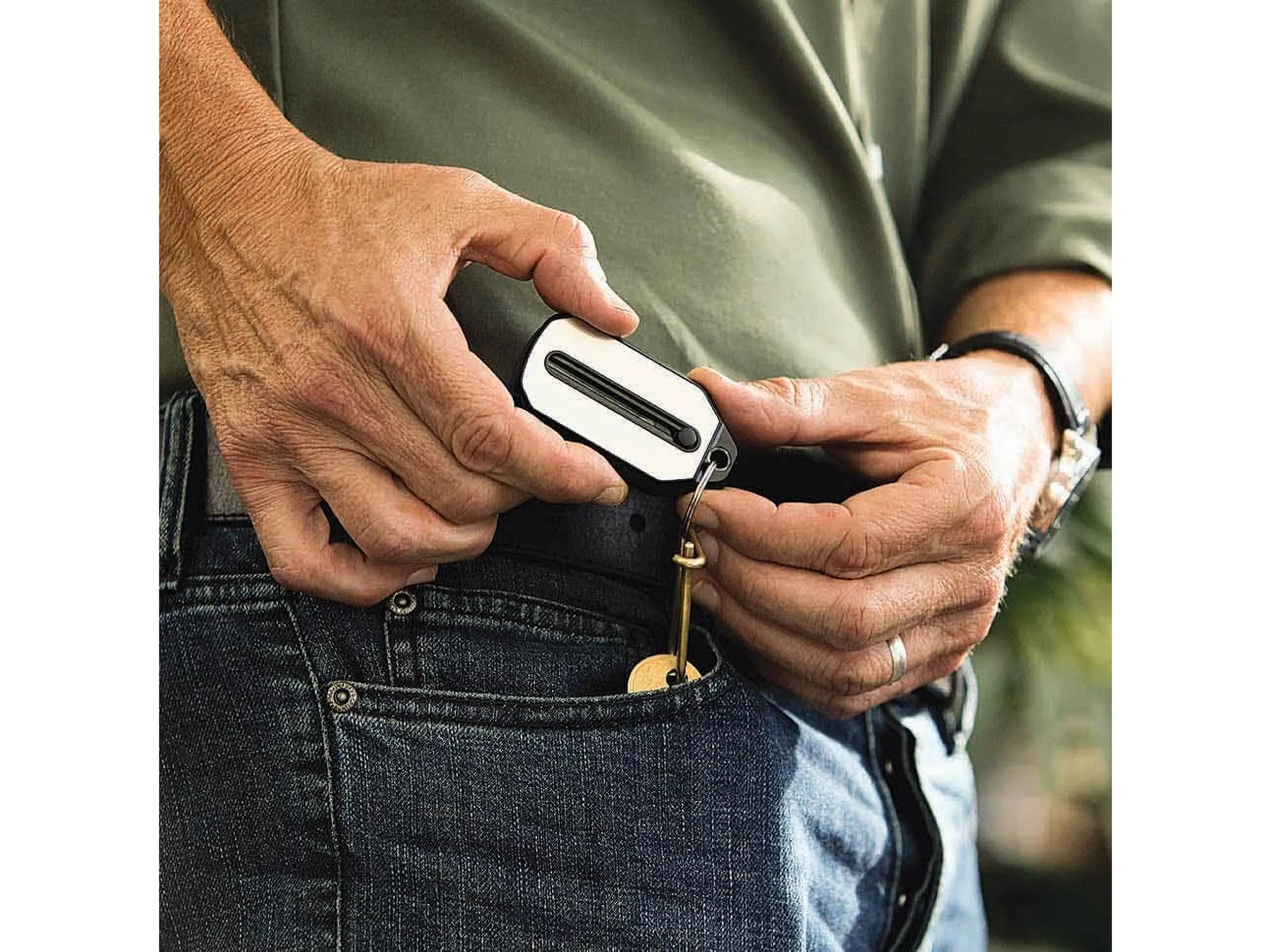 Blue Key Chain