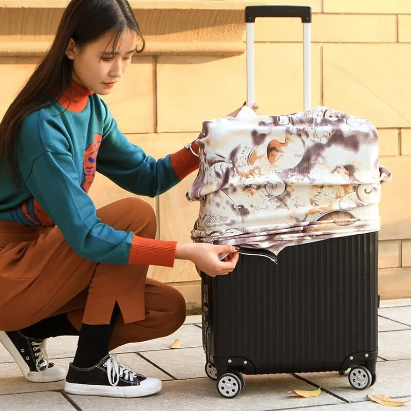 Blue Nautical Wheel | Standard Design | Luggage Suitcase Protective Cover