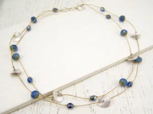 Bluebird Chic Wrap Necklace