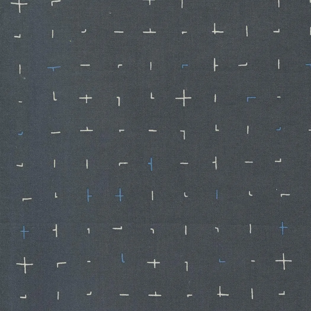Bluish 1826 17 Handquilted Charcoal