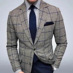 Bohemian Chic Wedding Guest Men Attire Multi-Color Leisure Suit Men's Top