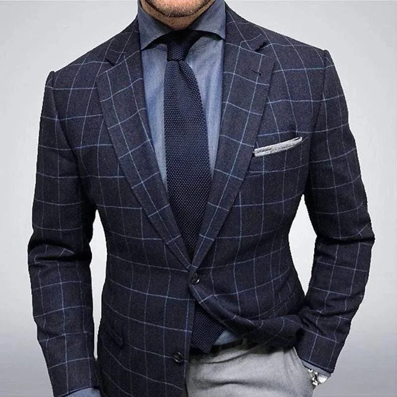 Bohemian Chic Wedding Guest Men Attire Multi-Color Leisure Suit Men's Top