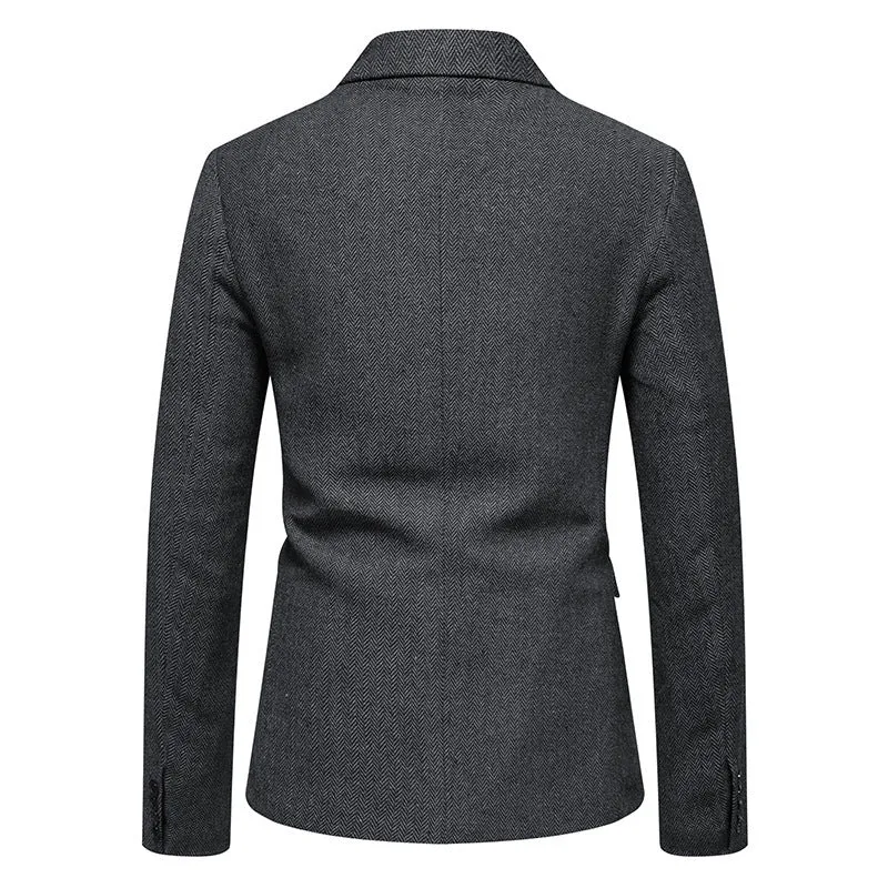 Bohemian Chic Wedding Guest Men Attire Single-Breasted Suit Casual Jacket
