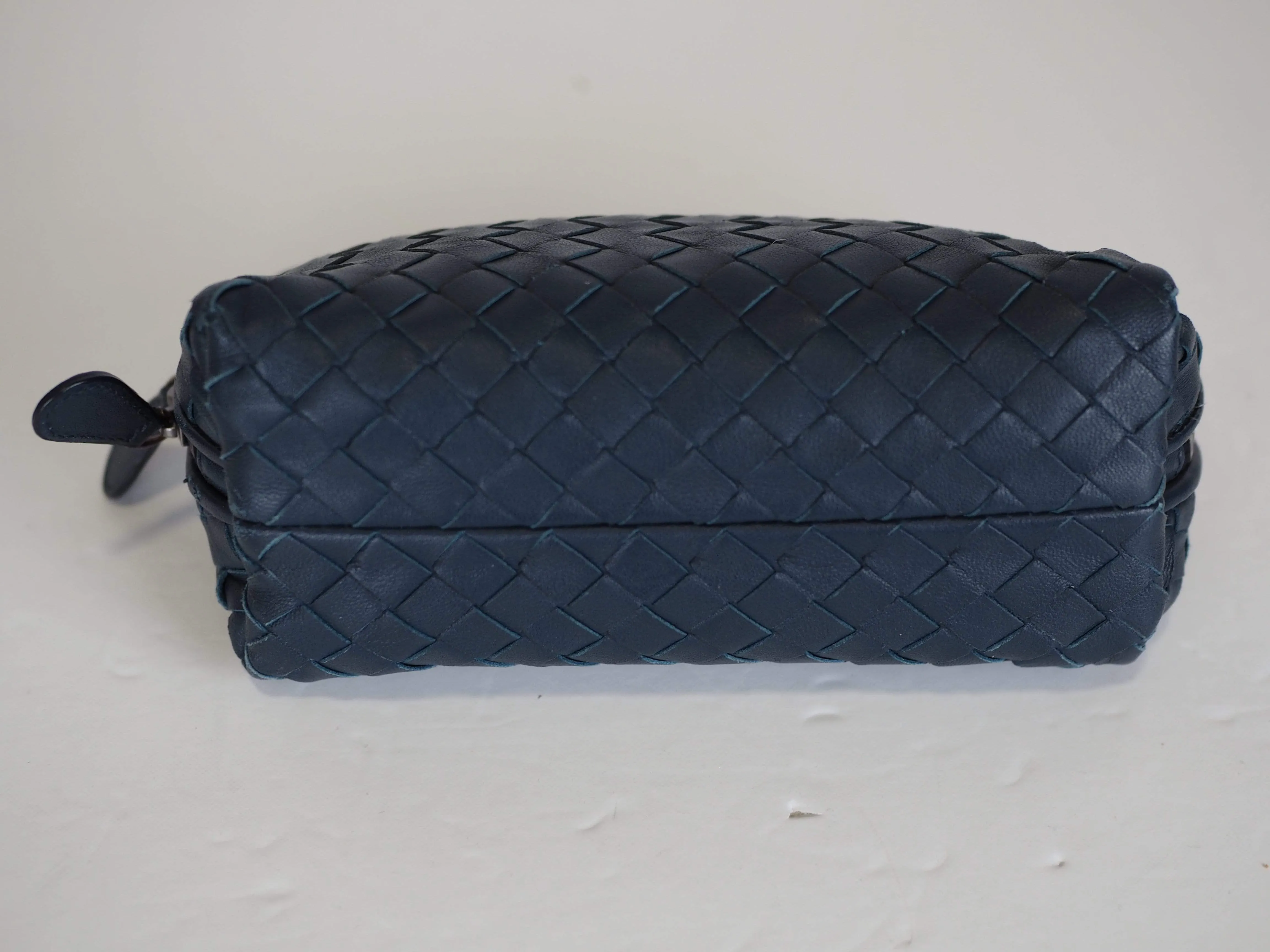 Bottega Intrecciato Cosmetic Pouch Navy