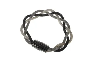 Braided Mesh Bracelet with Magnetic Clasp