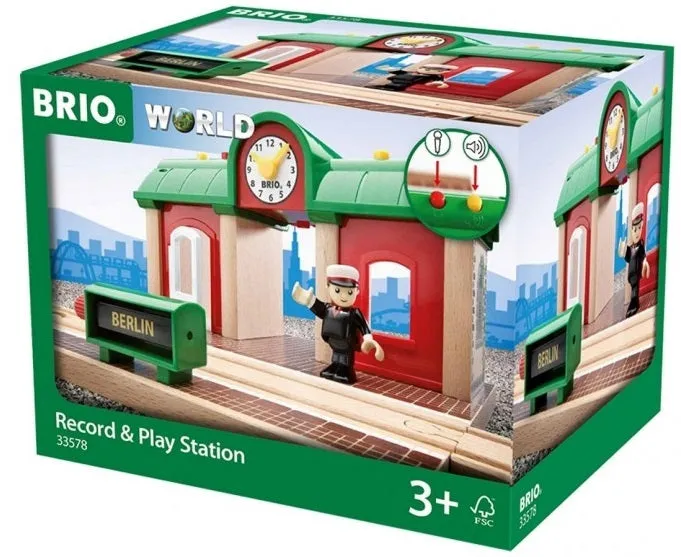 BRIO Record & Play Station With Sound And Light 3yrs 